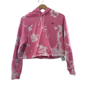 Levis Tie Dye Cropped Hoodie Size Medium